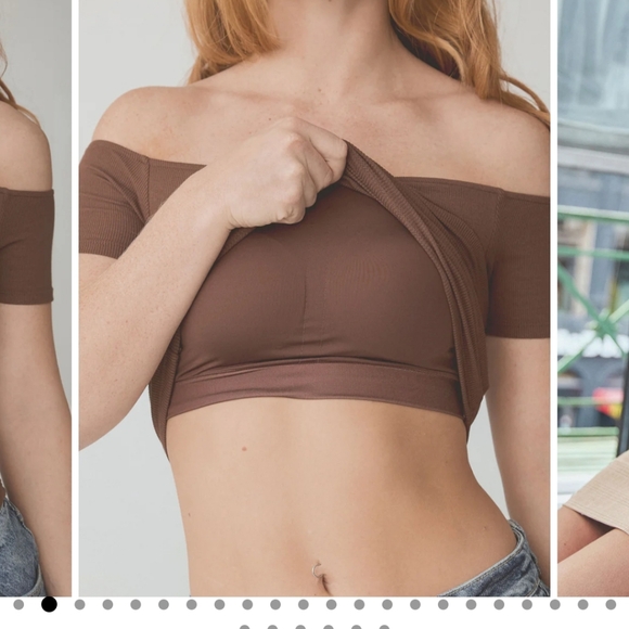 Klassy Network off the shoulder top - Picture 4 of 5